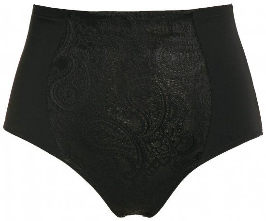 Ulla Popken 809604 Corrigerende slip Zwart - Shapewear - 