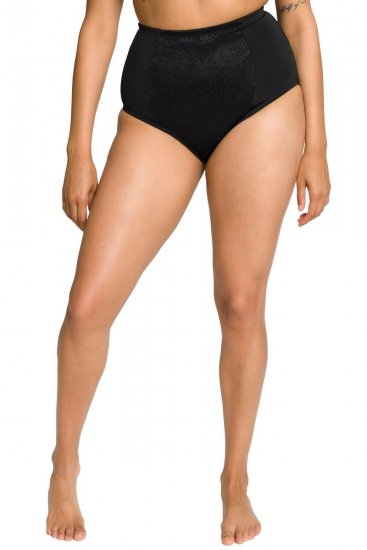 Ulla Popken 809604 Corrigerende slip Zwart - Shapewear - 
