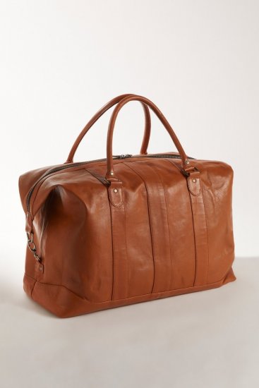 JP1880 810787 Weekendtas van lamsnappaleer Cognacbruin - Tassen - 