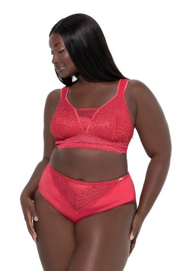 Ulla Popken 811602 Slips met kant Magenta - Slips - 