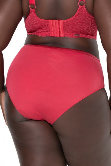 Ulla Popken 811602 Slips met kant Magenta - Slips - 