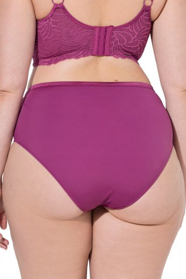 Ulla Popken 811602 Slips met kant Donkerpaars - Slips - 