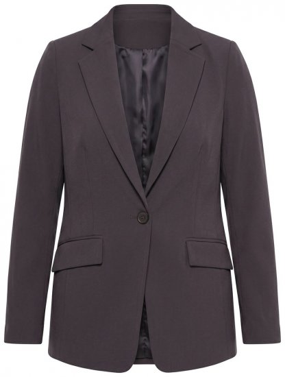 Ulla Popken 811944 Klassieke blazer Mahoniebruin - Blazers - Blazers in grote maten voor dames