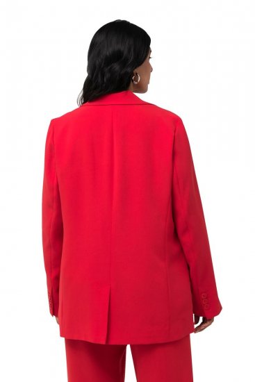 Ulla Popken 811944 Klassieke blazer Rood - Blazers - Blazers in grote maten voor dames