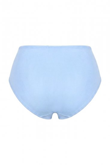Ulla Popken 815268 Gestreepte slips Lichtblauw - Slips - 