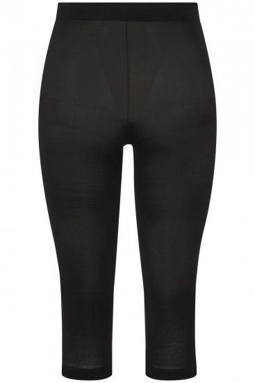 Ulla Popken 815580 3/4 panty legging met dijbescherming 80 den Zwart - Panty's & sokken - 