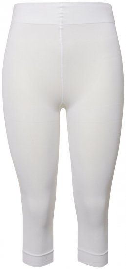 Ulla Popken 815580 3/4 panty legging met dijbescherming 80 den Wit - Panty's & sokken - 