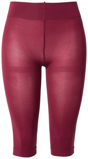 Ulla Popken 815580 3/4 panty legging met dijbescherming 80 den Rood - Panty's & sokken - 