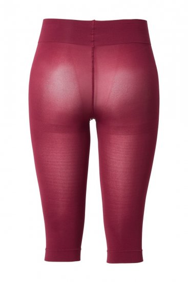 Ulla Popken 815580 3/4 panty legging met dijbescherming 80 den Rood - Panty's & sokken - 