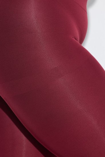 Ulla Popken 815580 3/4 panty legging met dijbescherming 80 den Rood - Panty's & sokken - 