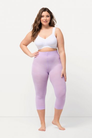 Ulla Popken 815580 3/4 panty legging met dijbescherming 80 den Oudroze - Panty's & sokken - 