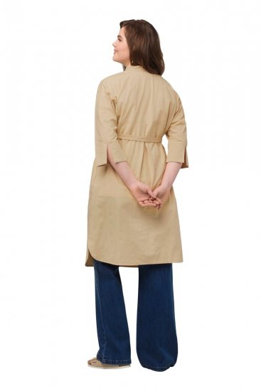 Ulla Popken 816283 Blousejurk Lichtgroen - Kleedjes - Jurken in alle maten