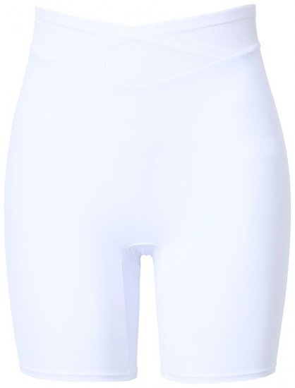 Ulla Popken 816440 Corrigerende short met hoge taille Wit - Shapewear - 