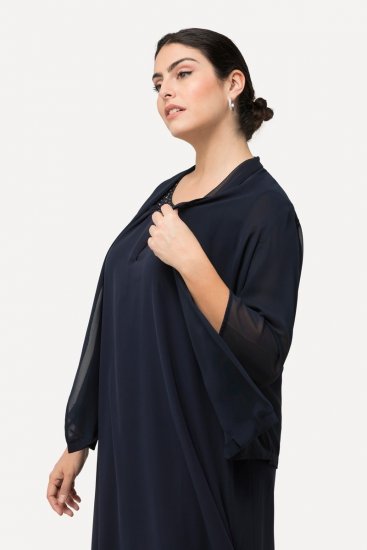 Ulla Popken 817211 Jasje Donkerblauw - Jassen - Damesjassen in grote maten