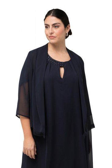 Ulla Popken 817211 Jasje Donkerblauw - Jassen - Damesjassen in grote maten