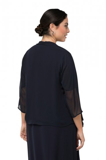 Ulla Popken 817211 Jasje Donkerblauw - Jassen - Damesjassen in grote maten