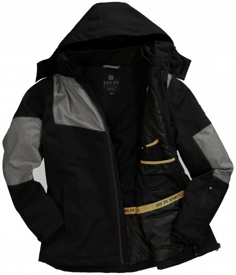 Jay-Pi Ski Jacket Functional Waterproof Windproof Black - Skikleding - 