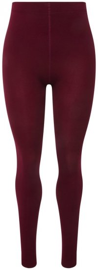 Ulla Popken 819652 Thermo panty legging Wijnrood - Panty's & sokken - 