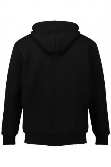 JP1880 820464 Hoodie jack met teddyvoering Zwart TALL - TALL sweatshirts - TALL sweatshirts en hoodies