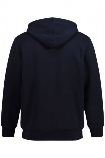 JP1880 820464 Hoodie jack met teddyvoering Donkerblauw - Sweaters & hoodies - Sweaters & Hoodies Grote Maten Heren