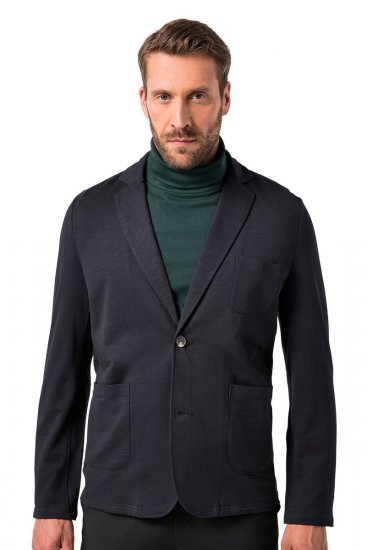 JP1880 820825 Sweat colbert Zwart - Pakken - Grote Maten Kostuum Heren