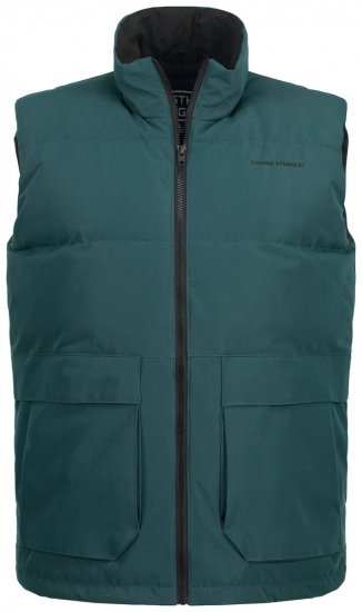 STHUGE 821232 Bodywarmer gewatteerd met rits Olijfgroen - Jassen - Grote Maten Herenjassen