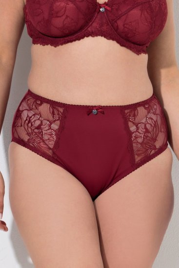 Ulla Popken 822864 Slips met kant Lila - Slips - 