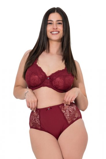 Ulla Popken 822864 Slips met kant Lila - Slips - 