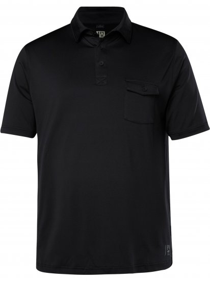 JP1880 Jay-Pi Flexnamic QuickDry Piqué Golf Polo Shirt Black - Sportkleding & outdoor - Grote Maten Sportkleding Heren