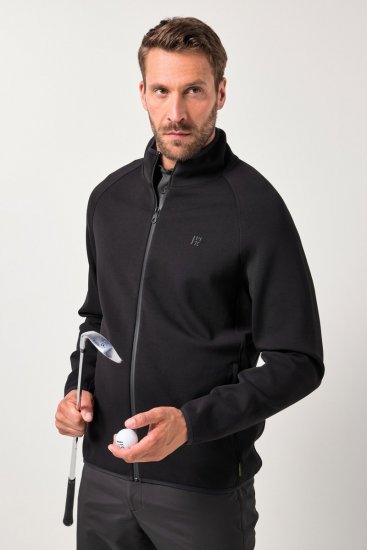 JAY-PI FLEXNAMIC® Golf Sweat Jacket with Zipper Black - Sportkleding & outdoor - Grote Maten Sportkleding Heren