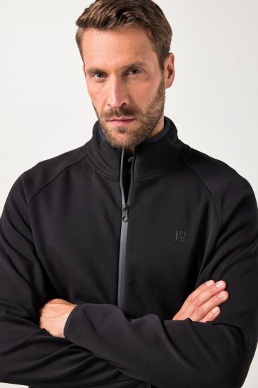 JAY-PI FLEXNAMIC® Golf Sweat Jacket with Zipper Black - Sportkleding & outdoor - Grote Maten Sportkleding Heren