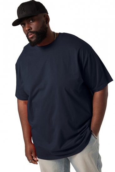 STHUGE 824720 Oversized T-shirt Donkerblauw - T-shirts - Grote Maten T-shirts Heren