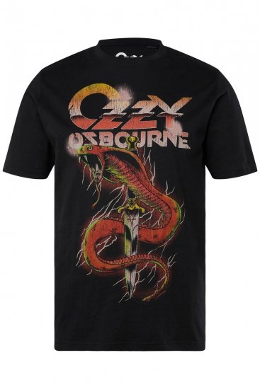 JP1880 Ozzy Osbourne Graphic Band T-Shirt Black - T-shirts - Grote Maten T-shirts Heren