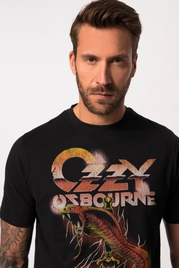 JP1880 Ozzy Osbourne Graphic Band T-Shirt Black - T-shirts - Grote Maten T-shirts Heren