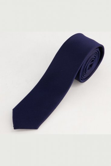 JP1880 828309 Zijden stropdas extra lang Donkerblauw - Stropdassen en vlinderdassen - 