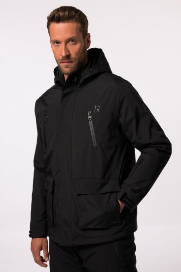 Jay-Pi Ski Jacket Functional Waterproof Windproof Breathable Black - Skikleding - Grote Maten Ski- & Winterkleding