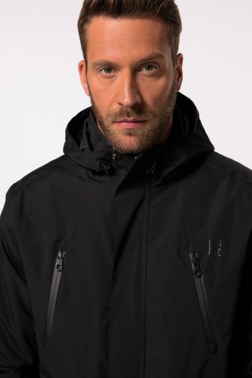 Jay-Pi Ski Jacket Functional Waterproof Windproof Breathable Black - Skikleding - Grote Maten Ski- & Winterkleding