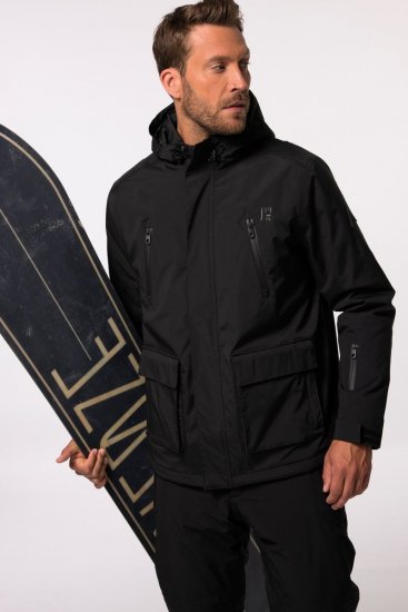 Jay-Pi Ski Jacket Functional Waterproof Windproof Breathable Black - Skikleding - Grote Maten Ski- & Winterkleding