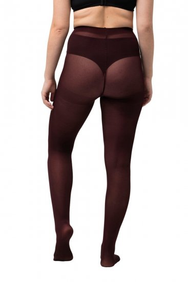 Ulla Popken 829359 Panty 40 den Wijnrood - Panty's & sokken - 