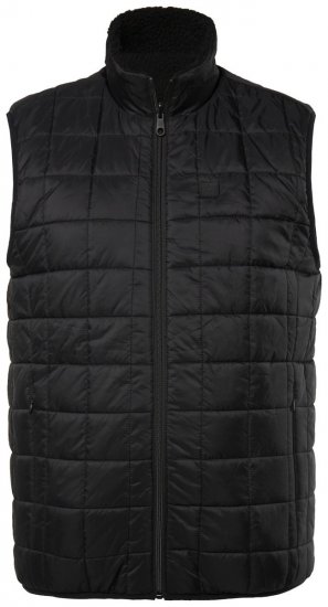 Jay-Pi 829716 Bodywarmer omkeerbaar met teddy Zwart - Jassen - Grote Maten Herenjassen