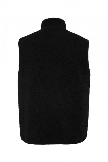 Jay-Pi 829716 Bodywarmer omkeerbaar met teddy Zwart - Jassen - Grote Maten Herenjassen