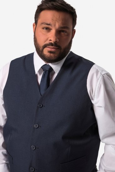 Men+ 665 Sevilla Kostuumgilet Donkerblauw - Pakken - Grote Maten Kostuum Heren