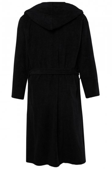 JP1880 Bathrobe Terry Black - Ondergoed & zwem - Grote Maten Ondergoed Heren