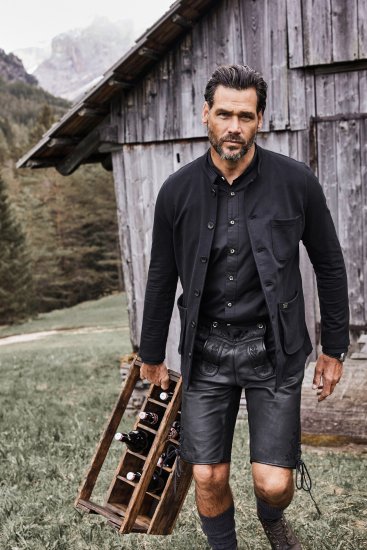 JP1880 Comfortable & Stretchy FLEXNAMIC® Light Jacket Black - Jassen - Grote Maten Herenjassen