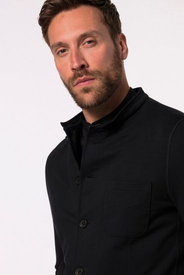 JP1880 Comfortable & Stretchy FLEXNAMIC® Light Jacket Black - Jassen - Grote Maten Herenjassen