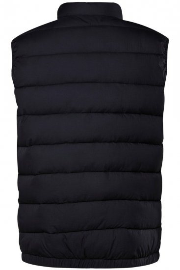Men+ 578 Bodywarmer gewatteerd met opstaande kraag Donkerblauw - Jassen - Grote Maten Herenjassen