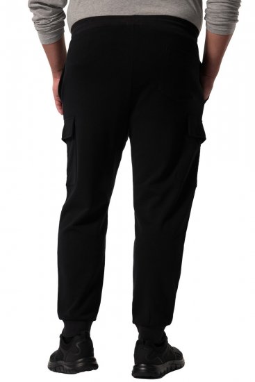 Men+ 113 Joggingbroek met cargozakken Zwart - Joggingbroeken & shorts - Joggingbroeken & Shorts Heren Grote Maten