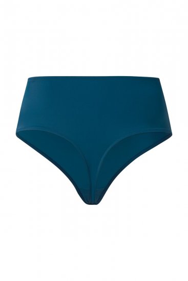 Ulla Popken 832864 Strings met kant Petrol - Slips - 