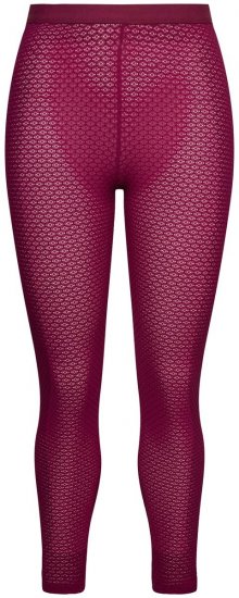 Ulla Popken 833718 Panty legging met kant Bessenrood - Panty's & sokken - 