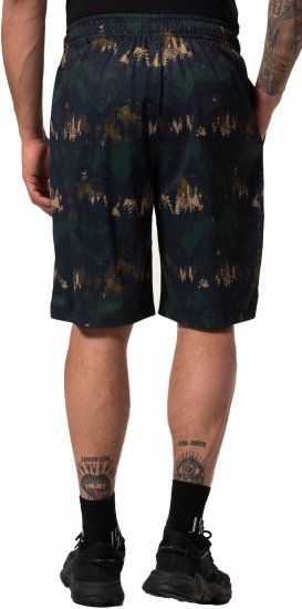 JP1880 Jay-Pi Bermuda QuickDry Mesh Fitness Shorts Khaki - Sportkleding & outdoor - Grote Maten Sportkleding Heren